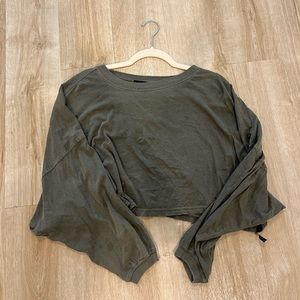 Urban Outfitters Out From Under Flowy, Cropped Long Sleeve